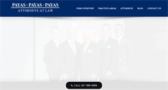 Desktop Screenshot of payaslaw.com