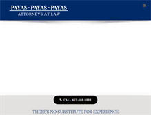 Tablet Screenshot of payaslaw.com